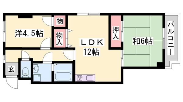 伊川谷駅 バス8分  新末田橋下車：停歩2分 2階の物件間取画像